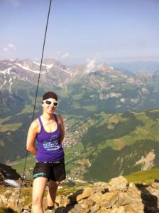 Der Hahnen musste von Andrea bestiegen werden