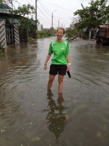 den Humor hat es uns nicht weggeschwemmt...