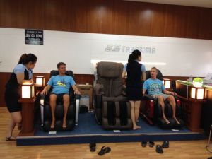 Massage einmal anders...