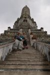Wat Arun - steile Treppen...