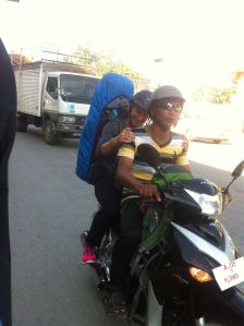 Unsere Motorradtaxis