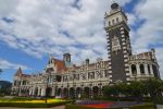 Das Bahnhofgebäude von Dunedin