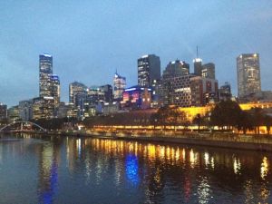 Melbourne by night