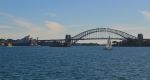 Die bekannte Harbour Bridge...