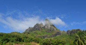 Hügel auf Bora Bora