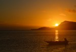 Sonnenuntergang auf Bora Bora