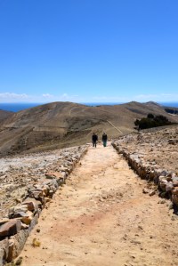Auf der Wanderung vom Norden zum Süden der Isla del Sol