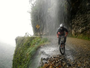 Eine Dusche vor dem Abgrund