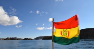 Ich liebe die bolivianische Flagge