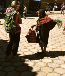 Man kommt ins Gespräch und vergisst fast die Glace...