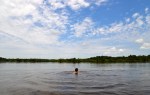 Schwimmen in der Laguna Grande